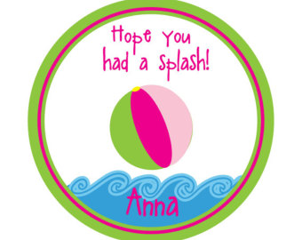 340x270 Birthday Pool Party Clip Art