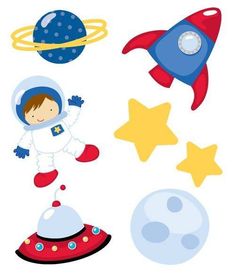 236x273 Outer Space Astronaut Stickers For Boys And Girls