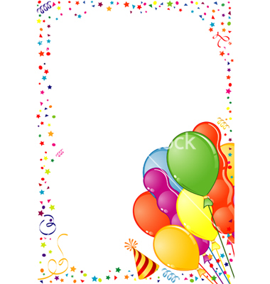 380x400 Birthday Clipart Frame