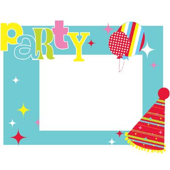350x350 Party Cliparts Frame