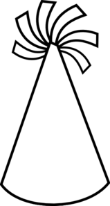 159x297 Plain Party Hat Clip Art