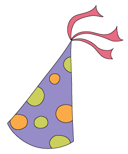 260x312 Purple Clipart Party Hat