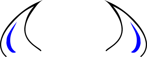 600x232 Devil Horn Clipart