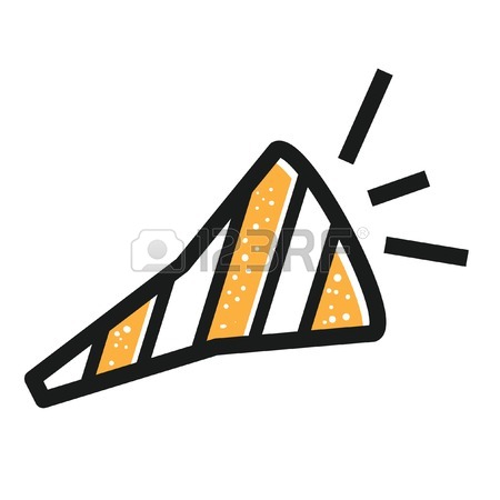 450x450 436 Party Horn Blower Stock Vector Illustration And Royalty Free