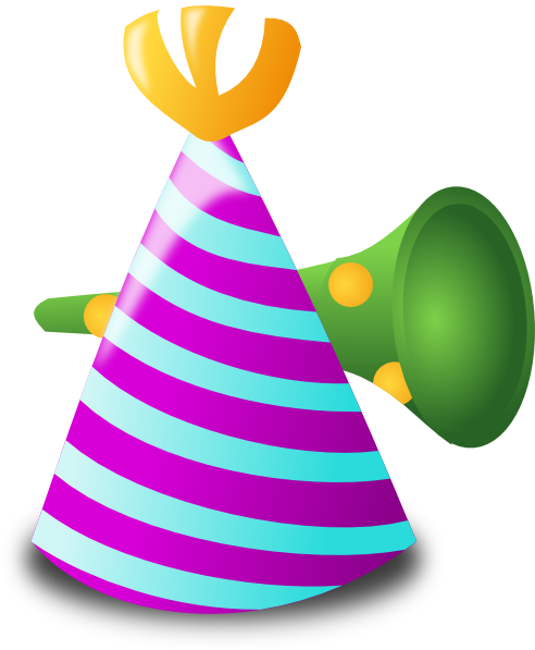 492x597 Hat And Horn Clip Art