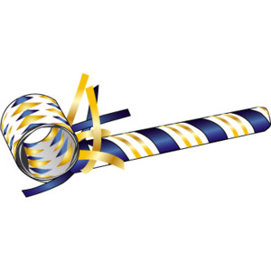 300x300 New Year Clipart Noise Maker