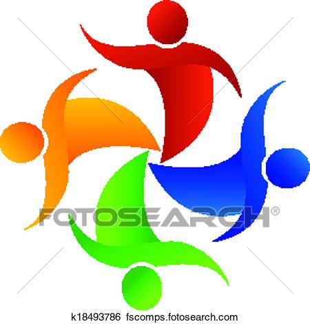 450x470 Clip Art Of Party People Logo App. K18493786