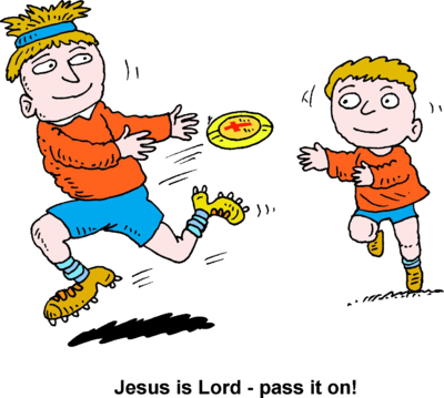 400x359 Image Passing Rugby Ball With Cross On It