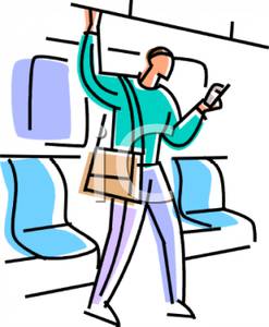 247x300 Free Clipart Image A Passenger On A Train