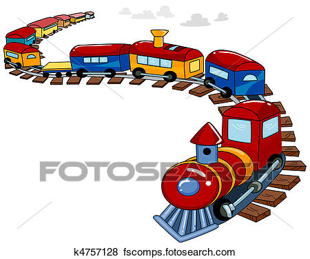 450x376 Stock Illustration Of Toy Train Background K4757128