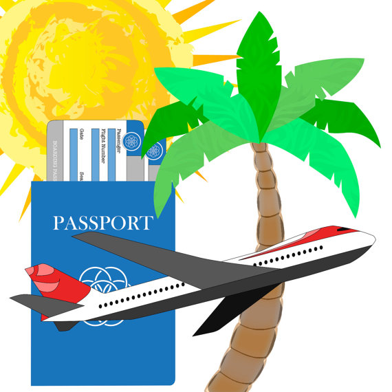 570x570 Airplane Clipart Passport