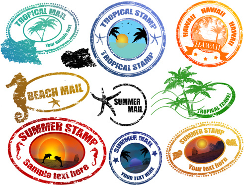 491x372 Travel Stamp Free Vector Download (2,061 Free Vector)