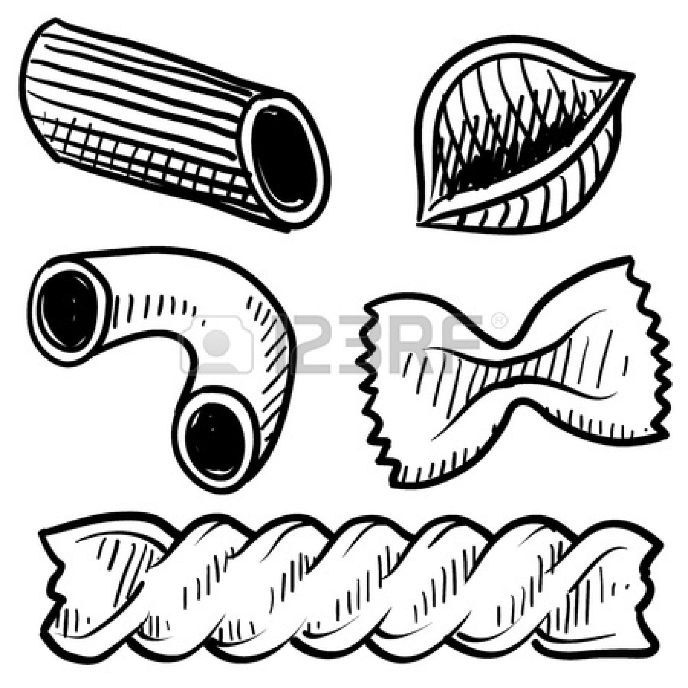 1350x1350 Italian Pasta Clipart