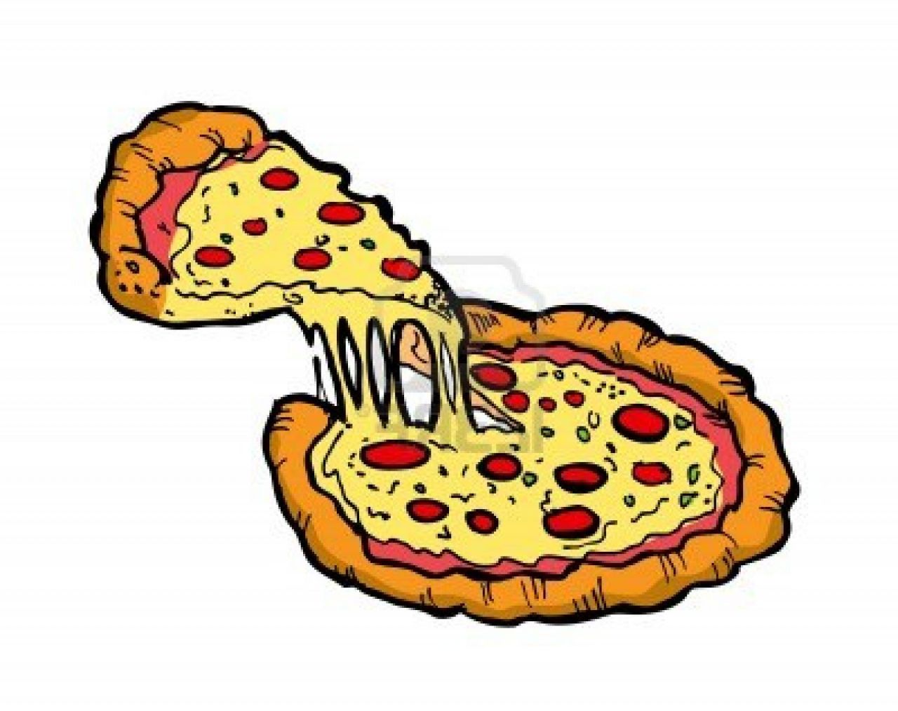 1280x1014 Pizza And Pasta Clipart