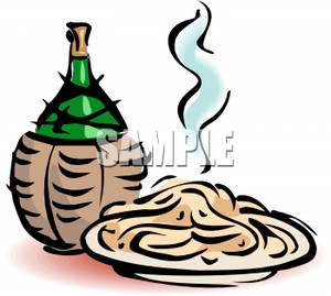 300x269 With Glass Of Wine Spaghetti Clipart, Explore Pictures