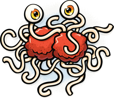 446x384 Spaghetti Monster Clipart