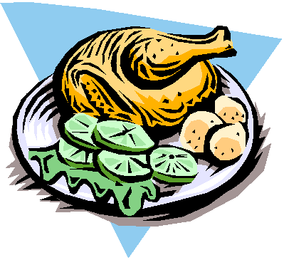 399x365 Macaroni Clipart Chicken Dinner