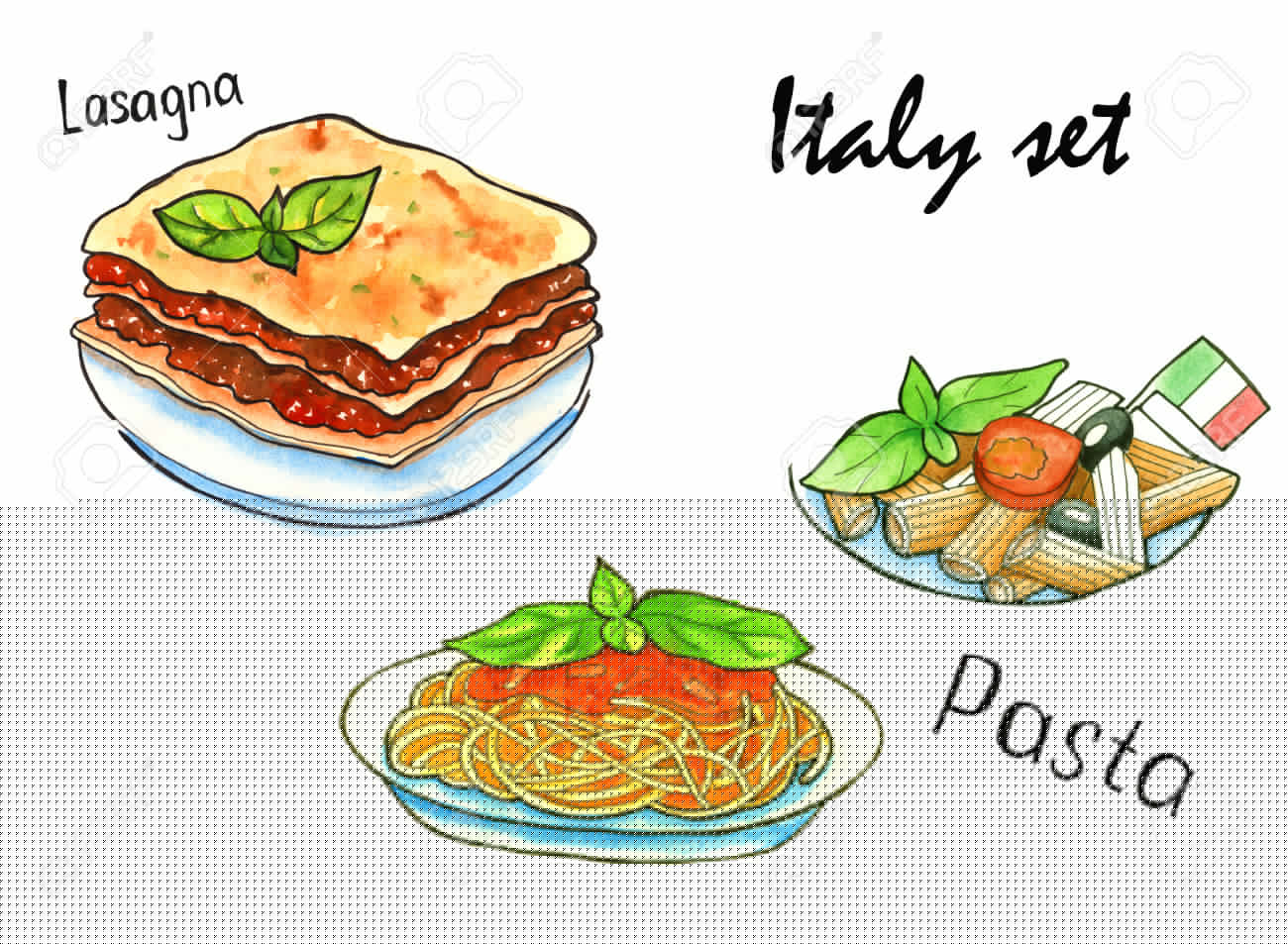 1300x953 Lasagne Clipart Italian Pasta