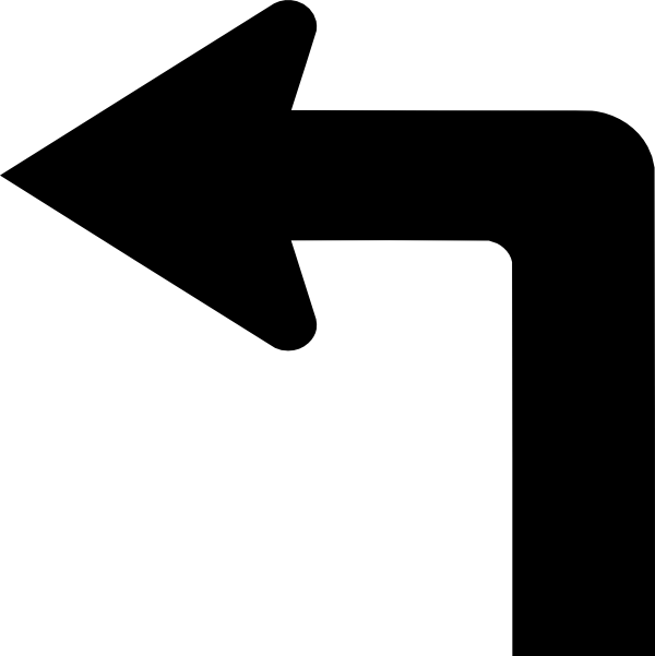 600x601 Arrow Left Clip Art