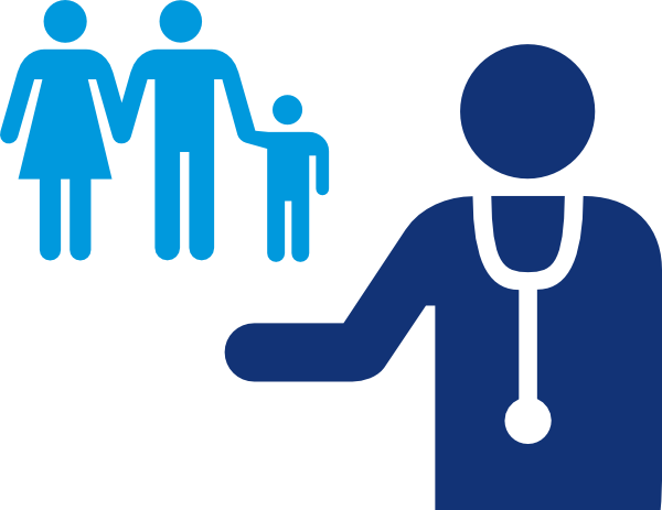 600x463 Doctor And Patient Blue Clip Art