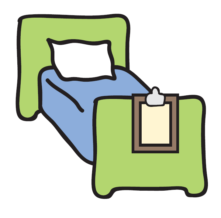 727x718 Bed Clipart Patient Bed