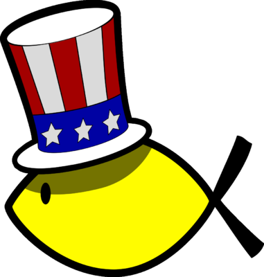 381x400 Image Patriot Fish 4th Of July Clip