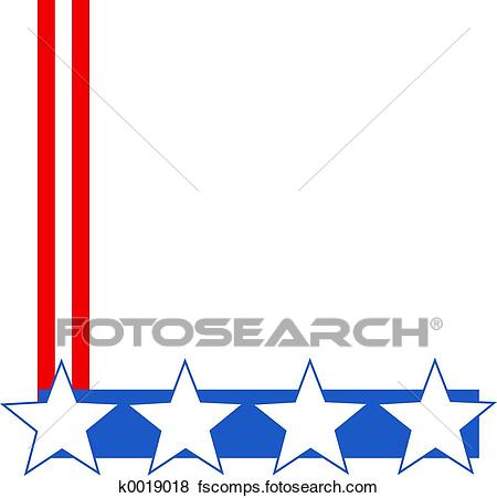 450x451 Stock Illustration Of Patriotic Border K0019018