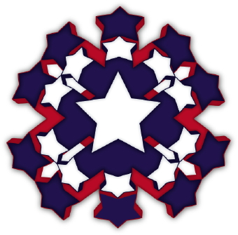 340x335 Patriotic Flower Clip Art