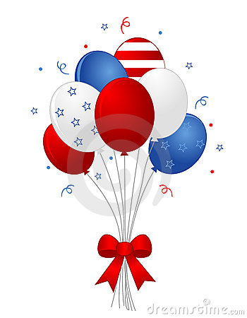 350x450 Patriotic Balloons Royalty Clipart Panda