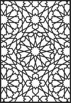236x341 Geometric Design Colouring Pictures Stained Glass Colouring Pages