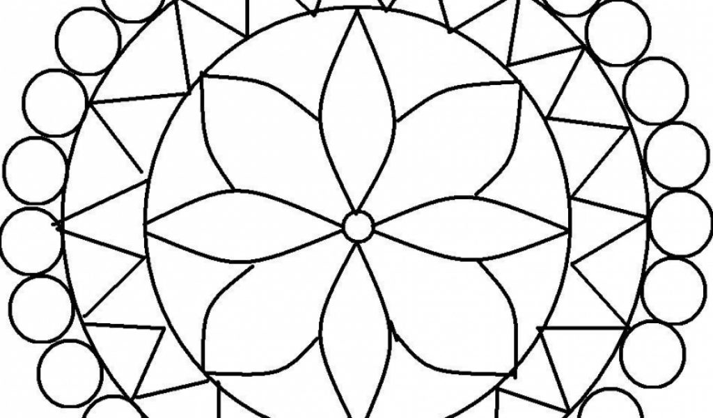 1024x600 Pattern Coloring Pages For Kids