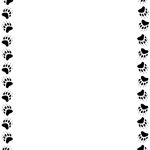 150x150 Paw Print Border Clipart Free Animal Borders Clip Art Page Borders