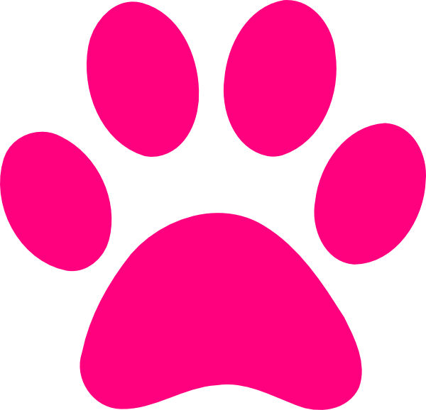 600x578 Paw Print Clipart