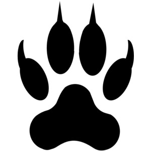 300x300 Clipart Paw Print