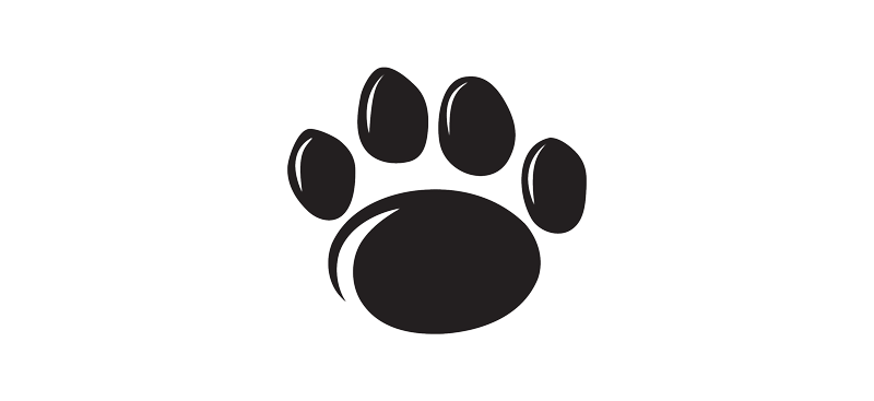 800x367 Penn State Paw Print Black Penn State York
