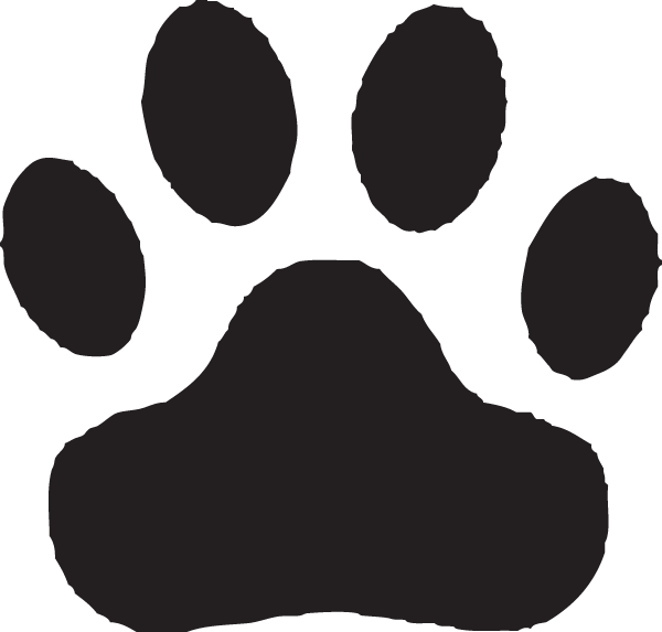 600x573 Paw Prints Dog Paw Print Clip Art Free Download 2