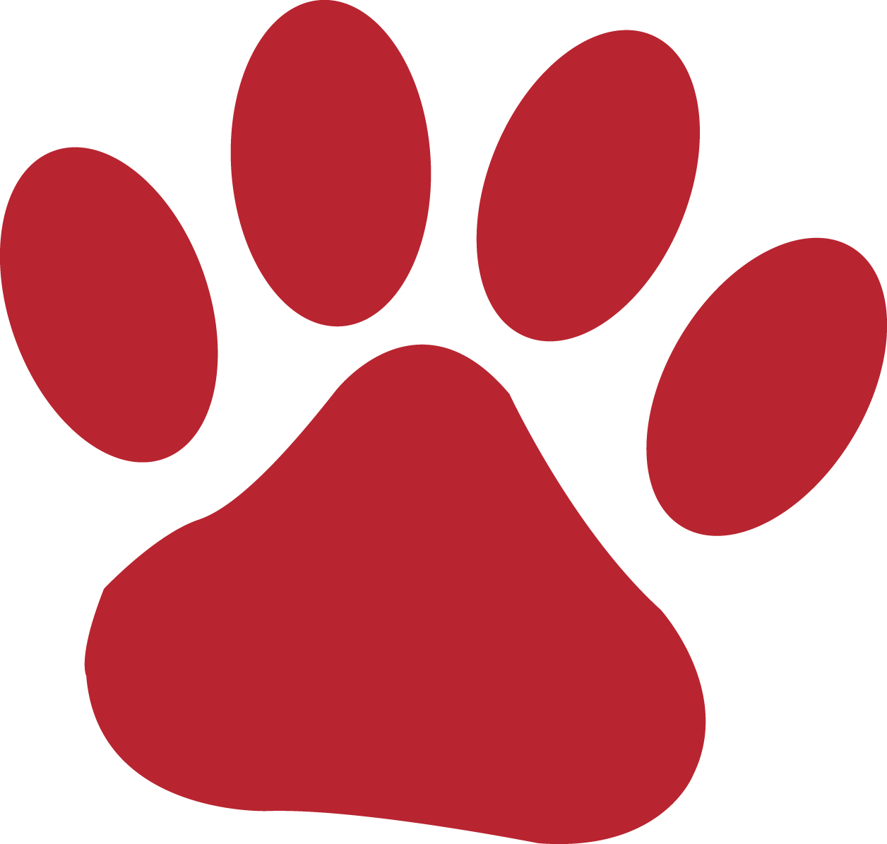 1256x1195 Paw Print Graphic