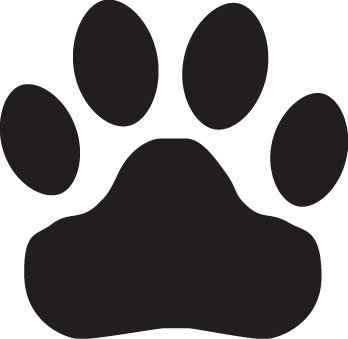 348x339 Tiger Paw Print