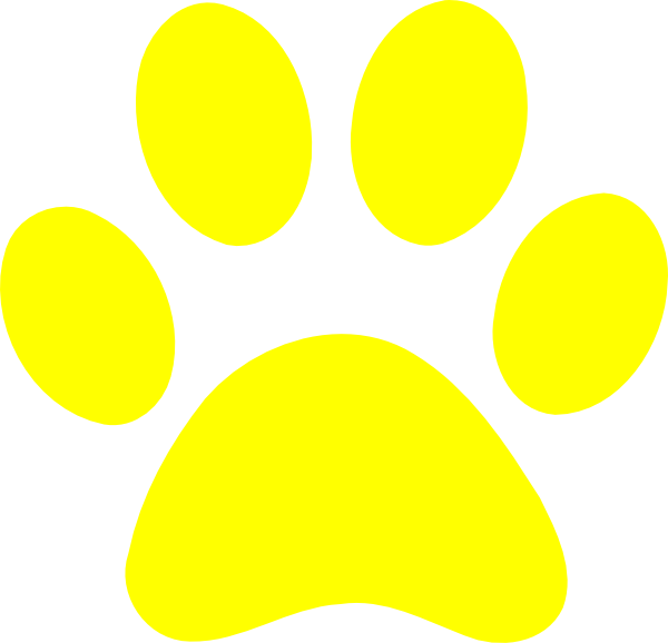 600x578 Free Paw Print Clipart Image