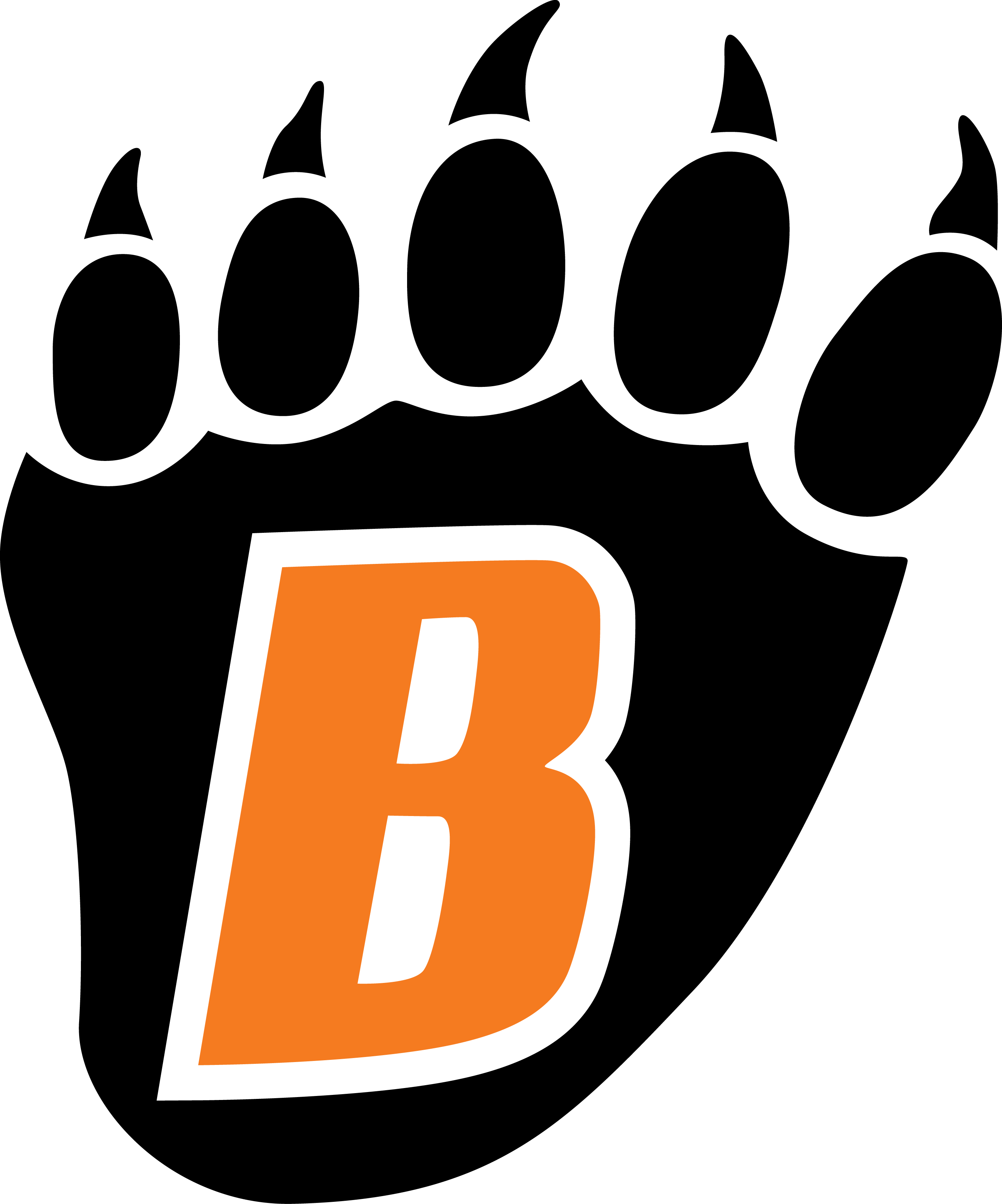 2774x3333 Grizzly Bear Paw Print Clipart Clipart Panda