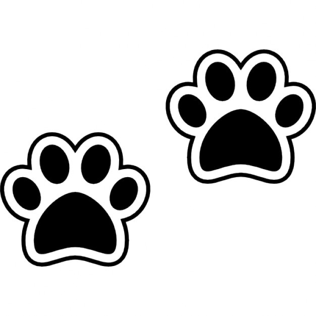 Paw Print Outline