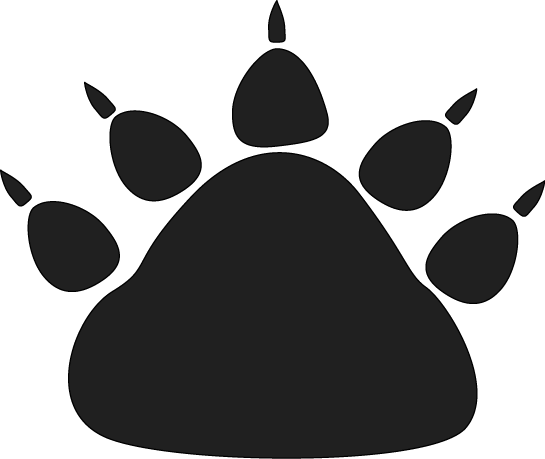 545x459 Dog Paw Print Clipart