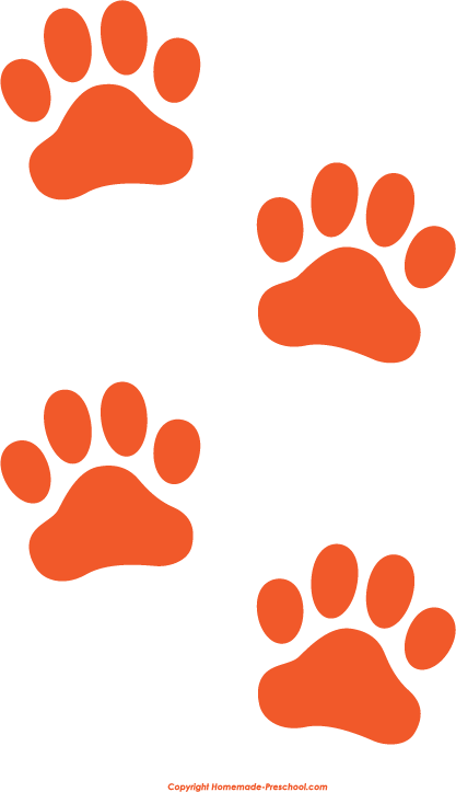 417x723 Free Paw Prints Clipart 4 2