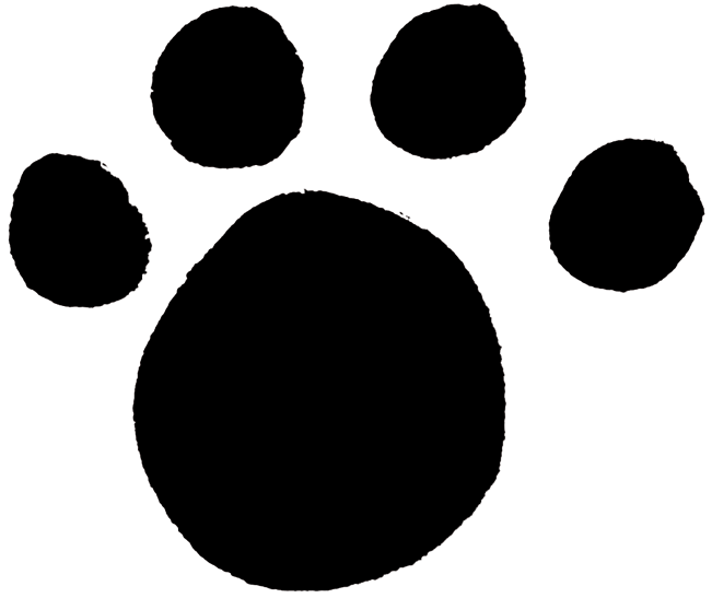651x547 Panther Paw Print Clip Art