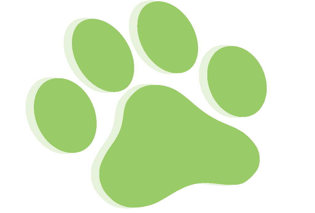 1024x694 Paw Prints Clipart Green Clipartfest