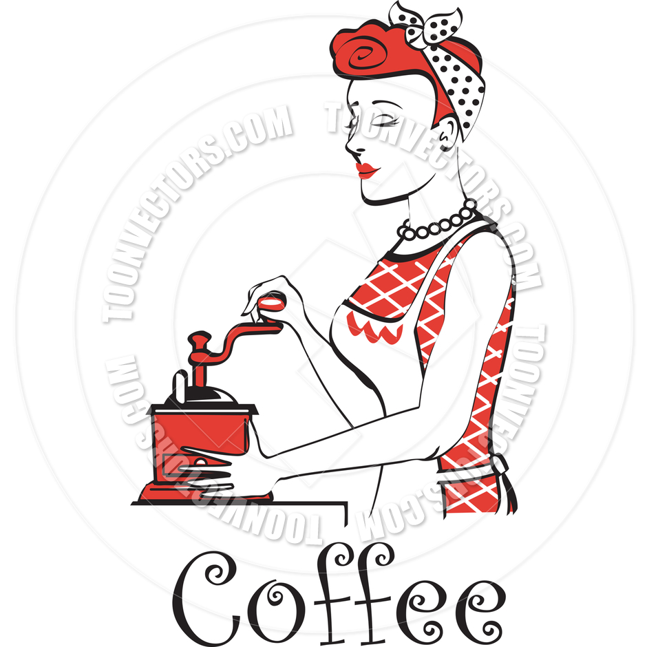 940x940 Cartoon Kitchen Cooking Vector Illustration By Clip Art Guy Toon