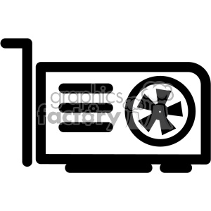 300x300 Royalty Free Video Graphics Card Icon 403825 Vector Clip Art Image