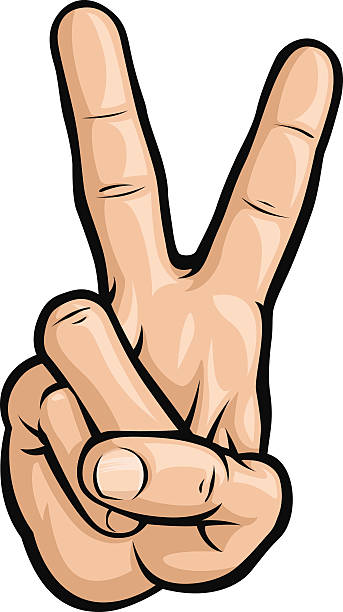 343x612 Peace Clipart Two Finger