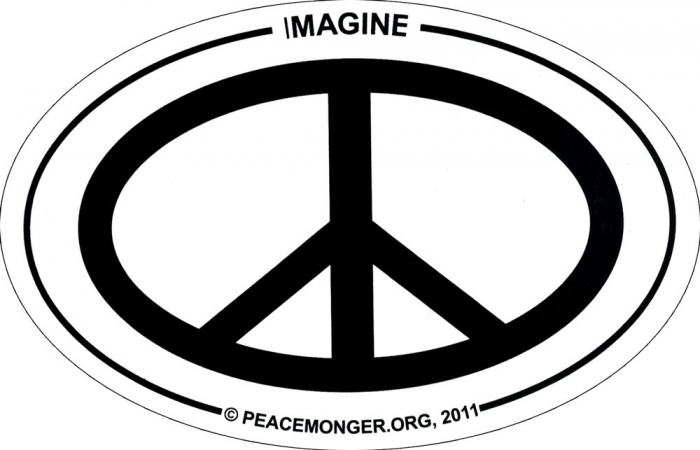 700x450 Peace Sign Stickers