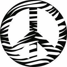 236x236 Symbol Peace Sign Flower Black White Line Art Coloring Applique